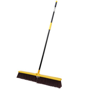 24" Push Broom with Extendable Handle