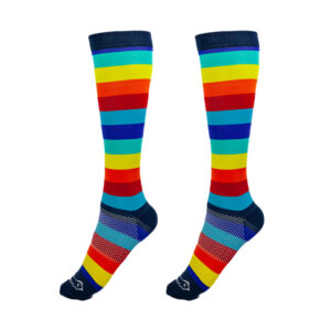 Chroma-Stripe-Sports-Compression-Socks