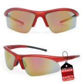 MTX Red Safety Glasses