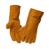 Brown Reinforced Welding Leather Gloves