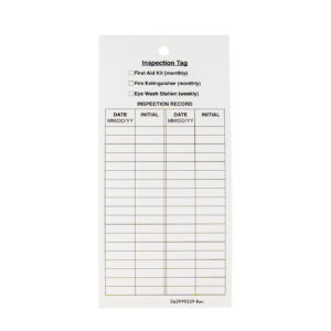 Fire Extinguisher Inspection Tags