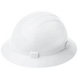 Full Brim Hard Hat with 4 point ratchet suspension