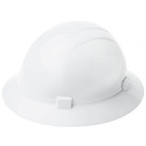 Full Brim Hard Hat with 4 point ratchet suspension